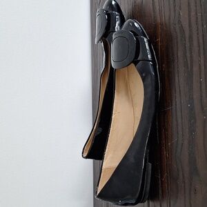 Michael Kors Glossy Leather Black Flats